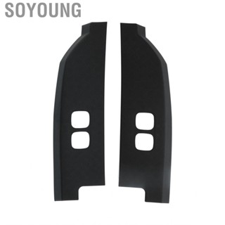 Soyoung car styling mirror cover Taillight Protection Board Cover Matt Black Stick-on Fit for Defender 2020‑2021 side