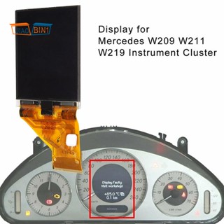 เกจวัดคลัสเตอร์รถยนต์ หน้าจอ LCD สําหรับ Mercedes E-Class E320 E350 E500 E55 E63 W209 W211 W219