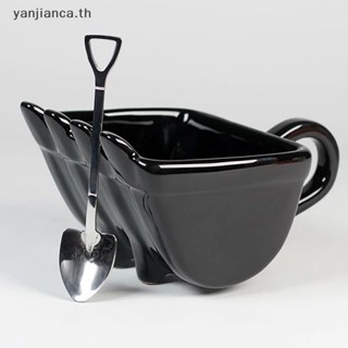 Yanca โมเดลถังกาแฟ 3D พร้อมพลั่ว ช้อนขุด สําหรับเขี่ยบุหรี่ เค้ก ชา 1 ชิ้น