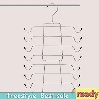 [freestyle01.th] อุปกรณ์จัดระเบียบตู้เสื้อผ้า ประหยัดพื้นที่ 360 องศา 3 แพ็ค