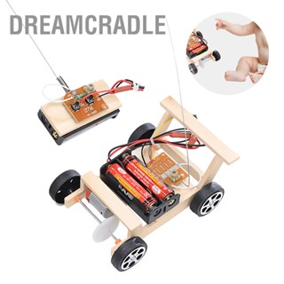 DreamCradle DIY ไม้ RC รถ โมเดล ชุด รีโมทคอนโทรล ของเล่น ของเล่นเพื่อการศึกษาสำหรับเด็ก