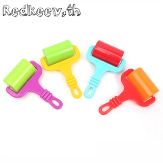 Redkeev™ แปรงลูกกลิ้งพลาสติก 5D สุ่มสี สําหรับผู้ใหญ่ เด็ก DIY