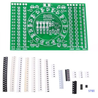 Super SMD แผงวงจรอิเล็กทรอนิกส์ มีไฟกระพริบ LED สําหรับฝึกบัดกรี