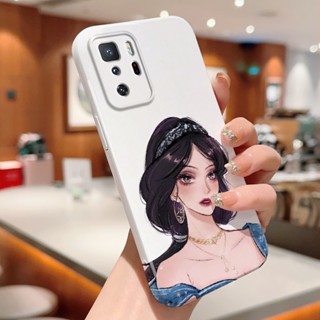 เคสโทรศัพท์มือถือแบบแข็ง กันรอยกล้อง ลายเจ้าหญิงสวยงาม สําหรับ Xiaomi 10 12 Pro 11 Lite 5G NE Poco F2 Pro F4 X3 NFC X3 Pro