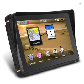 Kawath 2-in-1 เครื่องนําทาง GPS กันน้ํา สําหรับรถยนต์ ยานพาหนะ รถจักรยานยนต์ ระบบนําทางดาวเทียม พร้อมชุดเมาท์