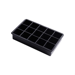 15 Grids Candy Soft Coffee Kitchen Whiskey Cocktails Food Grade Silicone Mold Easy Demolding Large Square Ice Cube Tray