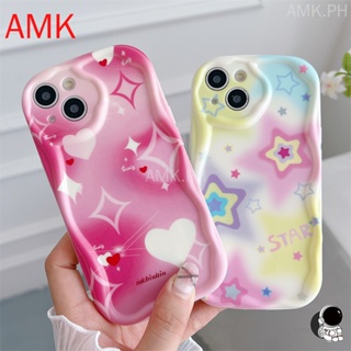 Amk เคสโทรศัพท์มือถือแบบใส ลายคลื่น 3D สําหรับ Realme 10 C55 C53 C35 C33 C31 C30 C30S C25 C15 C12 C21 C20 C11 C2 9i 8i 8 7 7i 6 5 5i 6i narzo 50a 50i 50 prime pro เคส STNYK