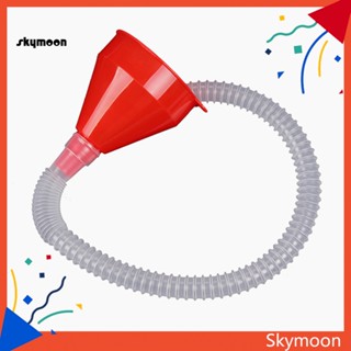 Skym* กรวยเติมน้ํามัน พลาสติก พร้อมท่อนิ่ม สําหรับรถยนต์ รถจักรยานยนต์ รถบรรทุก