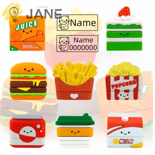 Jane ตราประทับชื่อหนังสือ กันน้ํา ปรับแต่งไม่ได้ สําหรับเด็กนักเรียน DIY