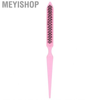 Meyishop (Pink)Teasing Brush Teasing Hair Plastic Handle Comb Travel