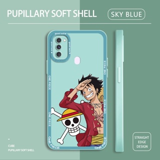 สําหรับ Samsung Galaxy M30S M21 M31 M33 5G M51 M62 F62 เคสโทรศัพท์ซิลิโคน TPU แบบนิ่ม กันกระแทก ป้องกันกล้อง ลายลูฟี่