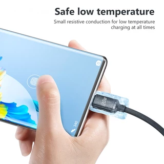 สายชาร์จโทรศัพท์มือถือ Type C เป็น Type C 120W ชาร์จเร็ว สําหรับ Samsung