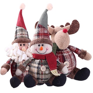 [แนะนํา] ตุ๊กตาซานตาคลอสน่ารัก / เครื่องประดับต้นคริสต์มาส ปาร์ตี้ / ตุ๊กตากวาง ซานต้าคลอส สโนว์แมน ตกแต่ง / จี้แขวนต้นคริสต์มาส / กวางเรนเดียร์ มนุษย์หิมะ ในครัวเรือน