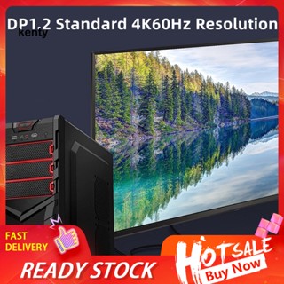 Kt* อะแดปเตอร์แปลงสายเคเบิ้ล Dp1.2 8k 60hz Mini Dp เป็น Dp 4k Hd สําหรับแล็ปท็อป และมอนิเตอร์