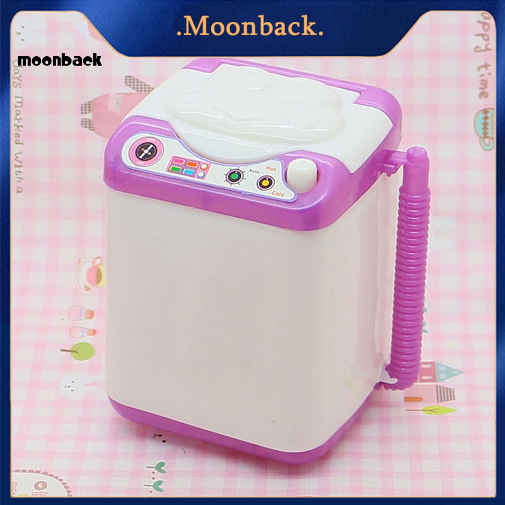 <moonback> เครื่องซักผ้าแบบพกพา ของเล่นสําหรับบ้านมินิเครื่องซักผ้าของเล่นสากล
