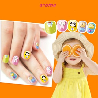 Aroma ชุดเล็บปลอม เครื่องประดับ สําหรับตกแต่งเล็บ