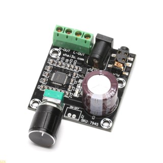 Xin PAM8610 บอร์ดขยายเสียง 15W+15W 12V Class D Power AMP Mini Digita สําหรับลําโพง DIY