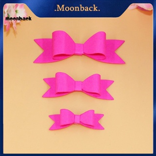 &lt;moonback&gt; แผ่นแม่แบบโลหะ ตัดลายโบว์ DIY สําหรับตกแต่งสมุดภาพ 6 ชิ้น