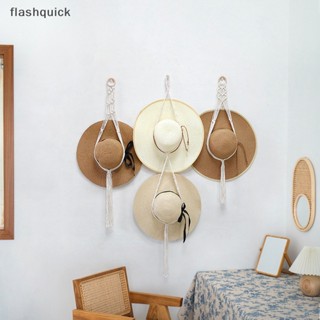 Flashquick 1 ชิ้น ชั้นวางหมวก จัดระเบียบ ที่เก็บหมวก ที่แขวนเสื้อผ้า แขวนผนัง ดี