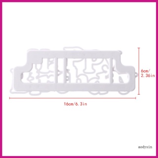 (ลดราคาสูง)aodysin.th แม่พิมพ์ตัดเค้กวันเกิด สําหรับทําขนมหวาน คุกกี้ ฟองดองท์