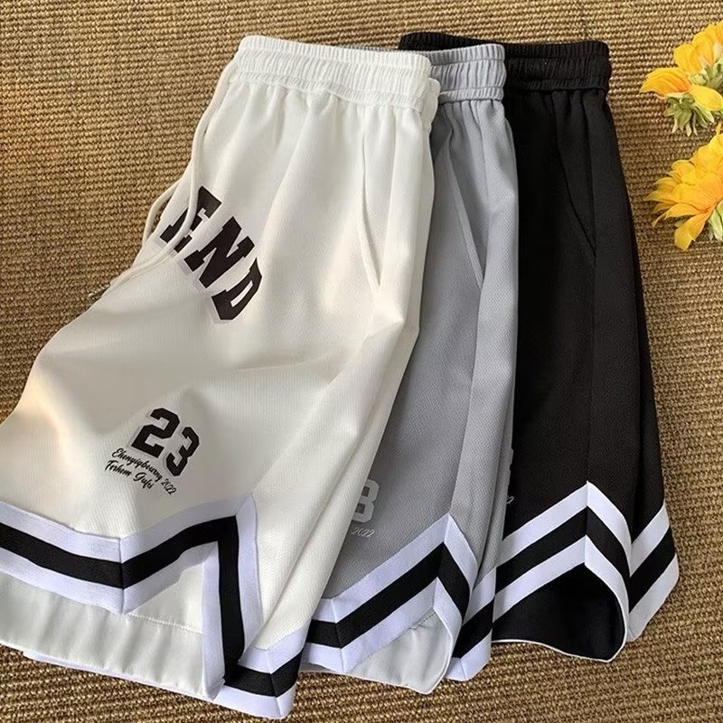 ผู้ชายกางเกงลําลองขี้เกียจแฟชั่น Urban Cropped กางเกงอินเทรนด์หลวมสไตล์แฟชั่น Street Wear All-Match Simple