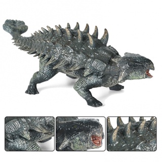 โมเดลฟิกเกอร์ไดโนเสาร์ Ankylosaurus Polacanthus สมจริง สําหรับเก็บสะสม ตกแต่งปาร์ตี้