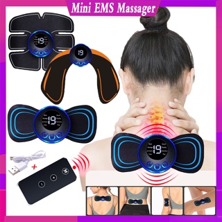 【อัพเกรด】เครื่องนวดคอไฟฟ้า Ems แบบชาร์จ USB บรรเทาอาการปวดกล้ามเนื้อแขน สะโพก