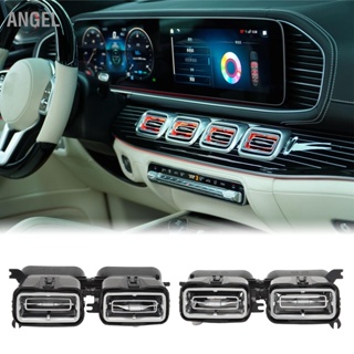 ANGEL 4 ชิ้น 64 สีด้านหน้า LED Turbine Air Vent Ambient Light Kits สำหรับ GLE GLS‑Class W167 X167 2020 ขึ้นไป