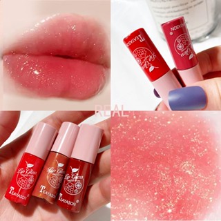 CYREAL Teayason 1ชิ้นมินิของเหลวลิปสติกติดทนนานลูกอมสีชุ่มชื้นลิปเคลือบเงาหวานสีแดงย้อมสีลิปสีไม่มีเครื่องหมายริมฝีปากไม่มีการย้อมสีติดทนนาน