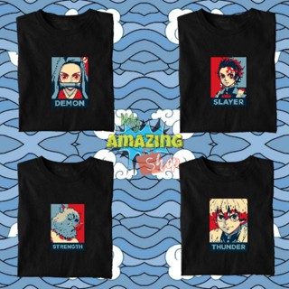 (New Product) Demon Slayer Kimetsu No Yaiba Tshirt Roundneck Otaku Shirt_03