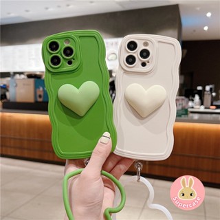 เคสโทรศัพท์มือถือ ซิลิโคนนิ่ม TPU ลายหัวใจน่ารัก พร้อมสายคล้องข้อมือ สําหรับ OnePlus Ace 2V 2 11 9 RT 9R 9 Pro