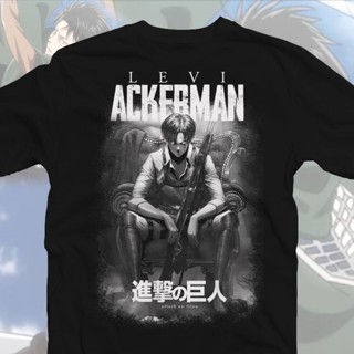 Baju 2022 Levi Ackerman Attack On Titan Graphic Tee-T Shirt Lelaki Baju Lelaki Baju T Shirt Lelaki T Shirt Premium_01