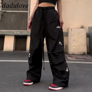 DaDulove💕 New American Street High Waist Casual Pants Loose Niche Jogging Pants Large Size Parachute Pants