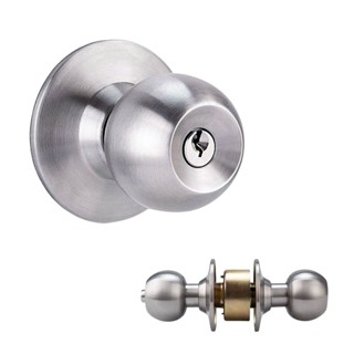 Bedroom Adjustable Universal Security Replacement Stainless Steel Hardware Rustproof Home Office With Lock Key Door Knob