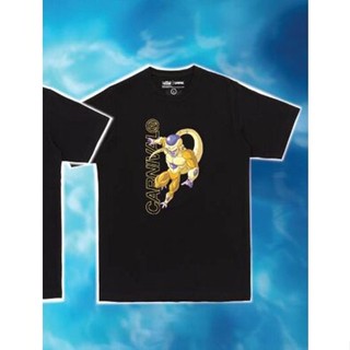 เสื้อยืดแขนสั้นเสื้อยืดผ้าฝ้าย เสื้อยืด Carnival X Dragon Ball Z Golden Frieza Tee (Black) Limited 300 ไซส์ XL  5QEOS-5X