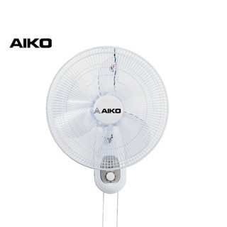 พัดลมพกพา AIKO พัดลม ติดผนัง รุ่น SM-1635 สีขาว พัดลมติดผนัง ใบพัด 16 นิ้ว เชือก 2 เส้น