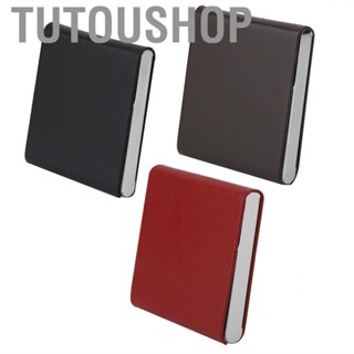 Tutoushop Leather Case for  PU Leather Metal Hold 10   Case Storage Case Light Case Metal Stand Stainless Steel Thin Box