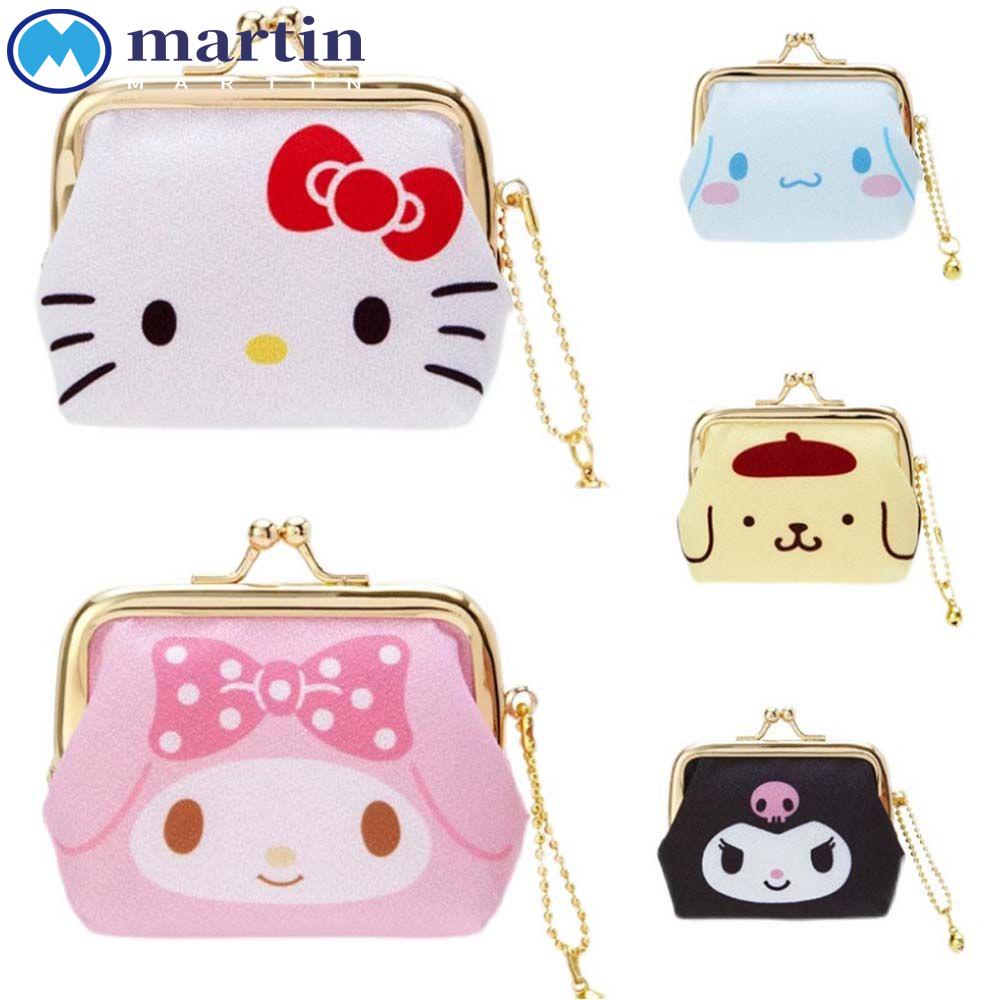 Martin กระเป๋าใส่เหรียญ น่ารัก ซินนาม่อนโรล คุโรมิ ผู้หญิง ของขวัญ คลิปเงิน กระเป๋าของเล่น กระเป๋าสตางค์ ขนาดเล็ก