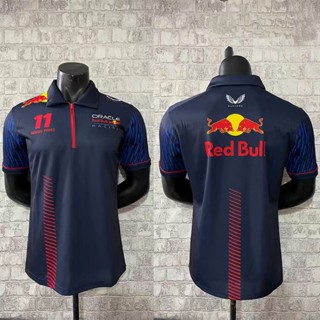 ใหม่ เสื้อยืดโปโล แขนสั้น ระบายอากาศ ลาย Red Bull f1 สําหรับผู้ชาย เหมาะกับการเล่นกีฬา สี่ฤดู ไซซ์ 11 2023