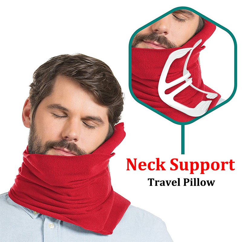 KL 1PCS เครื่องบินรถคอหมอน Travel Comfy Sleep ศัลยกรรมกระดูกคอหมอนสําหรับปวดคอ VC รูปร่างไม่มี Infla