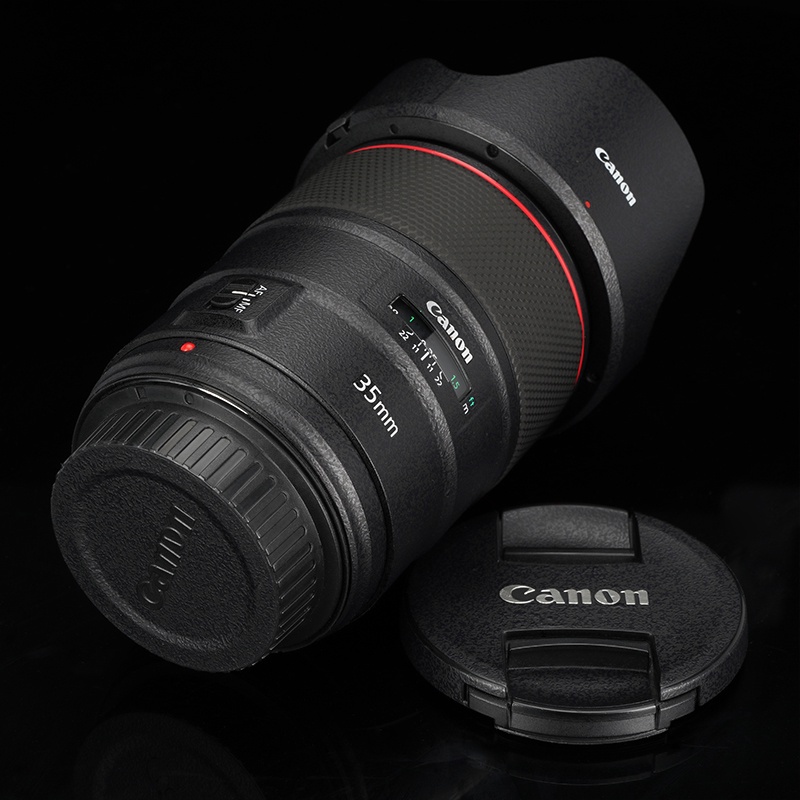 สติกเกอร์ฟิล์มหนัง คาร์บอนไฟเบอร์ ป้องกันเลนส์กล้อง 35 ม. สําหรับ Canon EF 35 f1.4L II 3M ราคา ถูกที่สุด ดีลบีเคเค แกลเลอรีภาพที่ 2