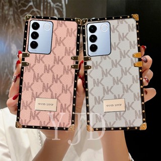 Yjd มาใหม่ เคสโทรศัพท์มือถือ กันกระแทก กันสิ่งสกปรก ขอบตรง พิมพ์ลาย สําหรับ Vivo V27 Pro V27e