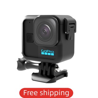 เคสกรอบป้องกันกล้อง สีดํา สําหรับ GoPro Hero 11 Mini GoPro Hero 11