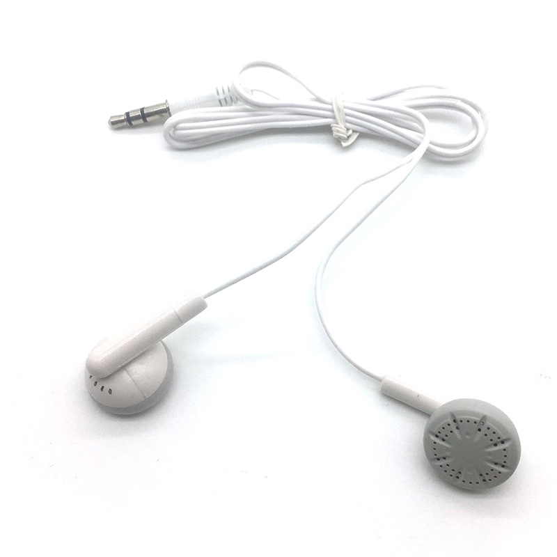 ชุดหูฟังแจ็คอินเอียร์ Mp3 3.5 มม. 60 ซม. คุณภาพสูง สีขาว สําหรับโทรศัพท์มือถือ