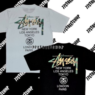 GOOD YFเสื้อยืด Stussy T-shirt 100% Cotton