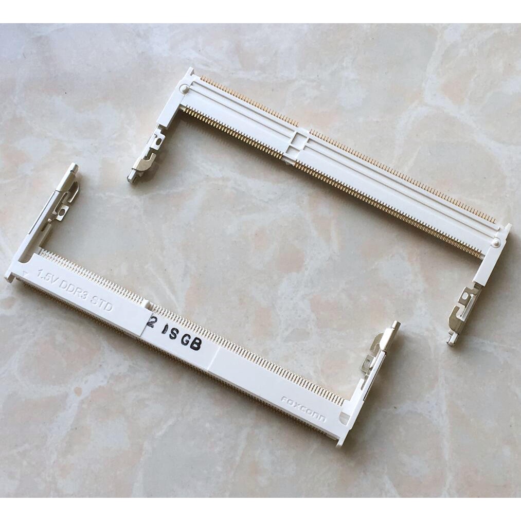 1 ชิ้น Foxconn โน้ตบุ๊ค DDR3 1.5V ซ็อกเก็ตหน่วยความจํา 204P ส่งต่อ H4.0 หน่วยความจําสล็อต