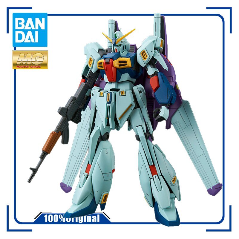 BANDAI PB MG 1/100 RGZ-91B Re-GZ Custom MSV Refine Gundam ZETA Effects Action Figure Assembly Model 