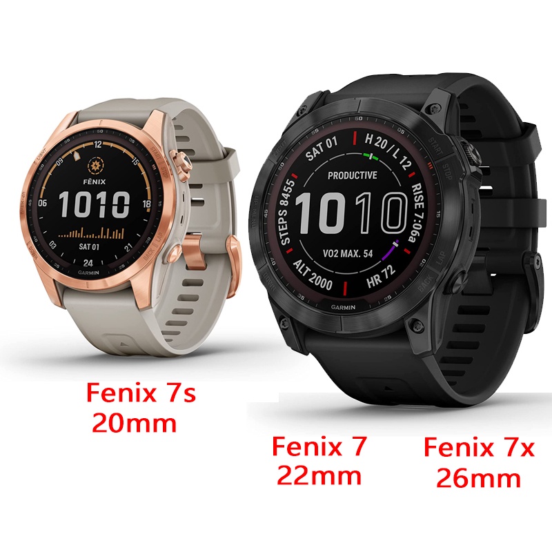 สายนาฬิกาข้อมือซิลิโคน สไตล์สปอร์ต สําหรับ Garmin Fenix 7 7x