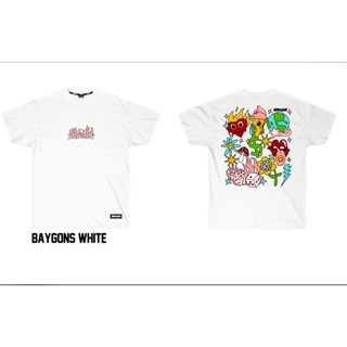 【เสื้อยืดใหม่】brigade clothing - baygons (white)