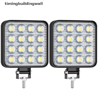 Twth หลอดไฟ LED 48 W DC 12 24 โวลต์ 6000K สีขาว สําหรับรถยนต์ รถบรรทุก QDD